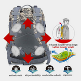 JupiterGear Military 3P Tactical 45L Backpack Army 3 Day Assault Pack Molle Bag Rucksack Range Bag