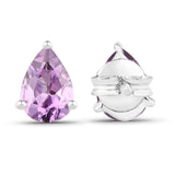 1.25 ct. Genuine Amethyst .925 Sterling Silver Earrings