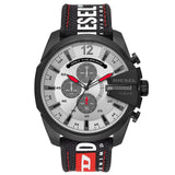 Diesel Men's Mega Chief Silver Dial Watch - DZ4512 by Balec Group