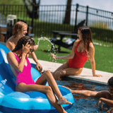 WOW Watersports Indigo Mermaid Shell Lounger Float Curved Shaped Back for Comfort