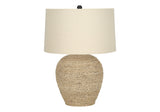 Lighting, Table Lamp, Rattan, Resin, Transitional - Beige by Couch.com