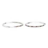 2.24 Carat Genuine Multi Sapphire .925 Sterling Silver Earrings
