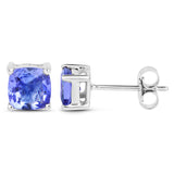 1.10 ct. Tanzanite 14K White Gold Earrings