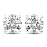 1.00 Carat Genuine Lab Grown Diamond 14K White Gold Earrings