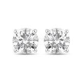 0.26 Carat Genuine Lab Grown Diamond 14K White Gold Earrings