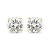 0.26 Carat Genuine Lab Grown Diamond 14K Yellow Gold Earrings