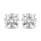 0.34 Carat Genuine Lab Grown Diamond 14K White Gold Earrings