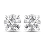 0.50 Carat Genuine Lab Grown Diamond 14K White Gold Earrings