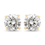 0.50 Carat Genuine Lab Grown Diamond 14K Yellow Gold Earrings