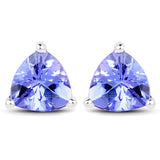 1.50 ct. Tanzanite 14K White Gold Earrings