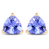 1.50 ct. Tanzanite 14K Yellow Gold Earrings