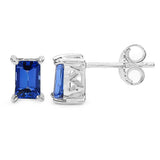 1.12 ct Genuine Tanzanite .925 Sterling Silver Earrings