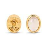 14K Yellow Gold Plated 0.96 Carat Genuine Ethiopian Opal .925 Sterling Silver Earrings