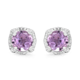 1.46 ct. Amethyst .925 Sterling Silver Earrings