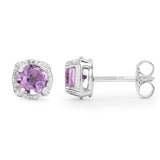 1.46 ct. Amethyst .925 Sterling Silver Earrings