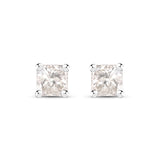 0.19 Carat Genuine Champagne Diamond .925 Sterling Silver Earrings