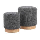 Marla - Contemporary, Nesting Ottoman Set by Couch.com