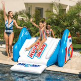 WOW Watersports Rocket Pool Slide with Built-In Sprinklers and Fast Set-Up