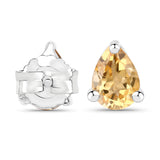 1.12 ct. Genuine Citrine .925 Sterling Silver Earrings