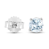 0.64 ct. Genuine Blue Topaz .925 Sterling Silver Earrings