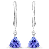 1.50 ct. Tanzanite 14K White Gold Earrings