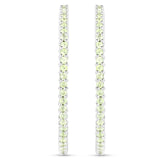 3.50 Carat Genuine Peridot .925 Sterling Silver Earrings