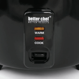 Better Chef 8-Cup - 16-Cup Cooked - Rice Cooker with Measuring Cup and Paddle