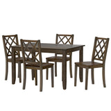 Velvety - 5 Piece Dining Table Set - Brown by Couch.com