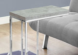 Accent Table, C - Shaped, Tempered Glass, Stylish Design Contemporary & Modern by Couch.com