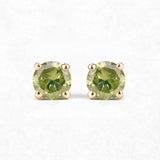 0.34 Carat Genuine Yellow Diamond 14K Yellow Gold Earrings (SI1-SI2)