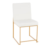 Fuji - Contemporary Stylish Frame, High Back Dining Chair (Set of 2) by Couch.com