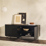 Modern Fluted Door Minimalist Storage Sideboard by Couch.com