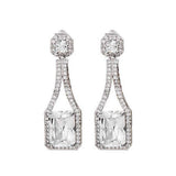 Love at First Glance Diamond Crystal Bridal Earrings