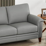 Westcott - Leather Loveseat by Couch.com