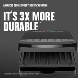 George Foreman 2-Serving Classic Plate Electric Indoor Grill and Panini Press