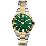Fossil Women's Scarlette Green Dial Watch - ES5334 by Balec Group