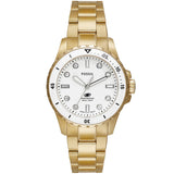 Fossil Women's Blue Dive White Dial Watch - ES5350 by Balec Group
