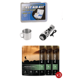 WSK 3-Day Food Storage Emergency Survival Kit with Rolling Bag