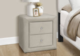 Nightstand, Storage Drawer Versatile Use, Upholstered, Transitional by Couch.com