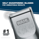 Wahl Groomsman 16-Piece Rechargeable Beard Trimmer and Nose Hair Trimmer