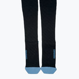 JupiterGear Endurance Compression Socks for Running and Hiking - Black with Blue Accent - Large/Extra Large