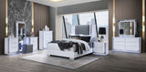 Moon - Smooth Mirror With LED - White by Couch.com
