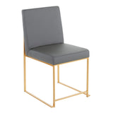 Fuji - Contemporary Stylish Frame, High Back Dining Chair (Set of 2) by Couch.com