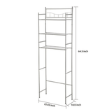 Mainstays 3-Shelf Over-the-Toilet Steel Storage Rack