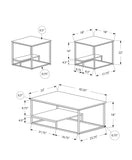 Table Set, Coffee, End, Side, Accent, Living Room, Contemporary & Modern (Set of 3) by Couch.com