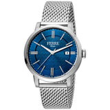 Ferre Milano Men's Classic Blue Dial Watch - FM1G156M0051 by Balec Group