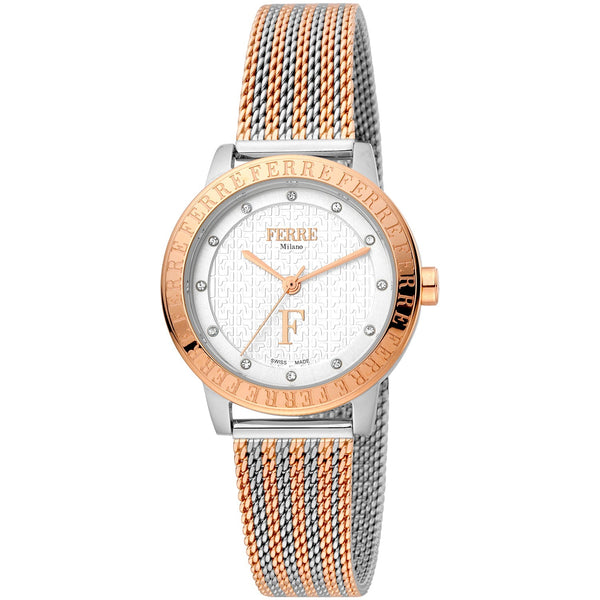 Ferre Milano Women's Classic White Dial Watch - FM1L174M0091 by Balec Group