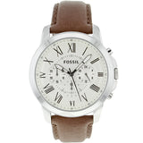 Fossil Men's Grant Cream Dial Watch - FS4735 by Balec Group