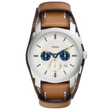 Fossil Men's Machine White Dial Watch - FS5922 by Balec Group