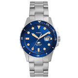Fossil Men's Blue Dive Blue Dial Watch - FS5949 by Balec Group